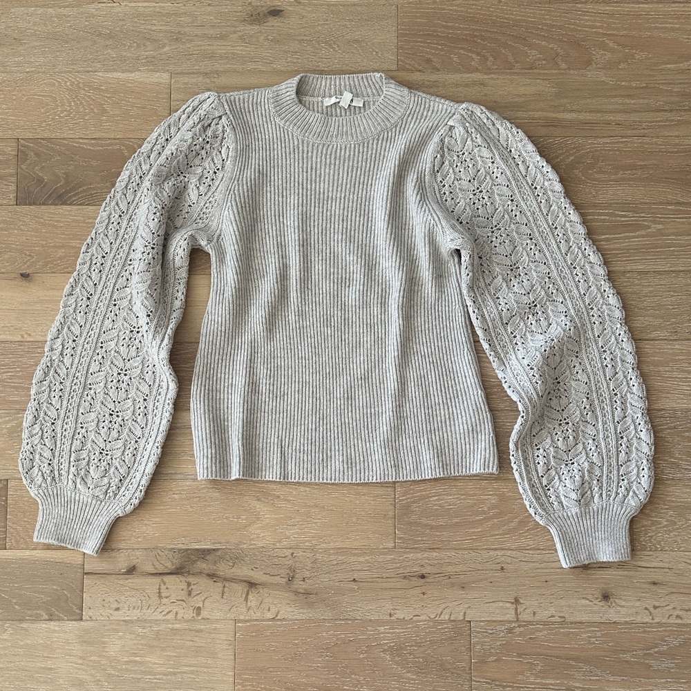 Splendid Light Gray Knit Sweater